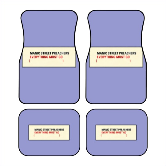 Discover Manic Street Preachers Unisex Car Mats: Everything Must Go