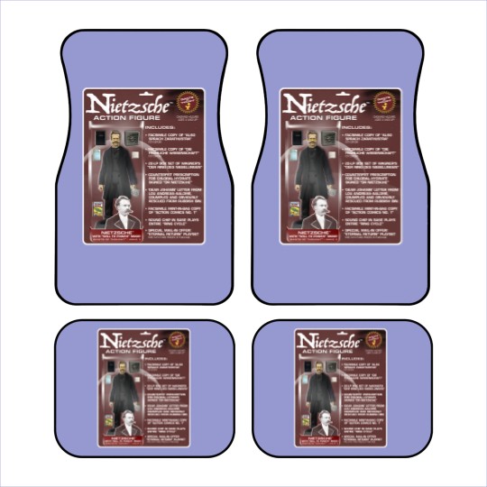 Discover Nietzsche Action Figure Car Mats
