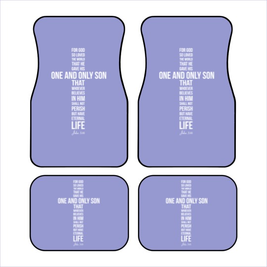 Discover John 3:16 Car Mats