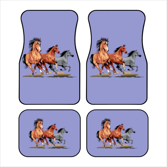 Discover Horses | Three Horses Car Mats