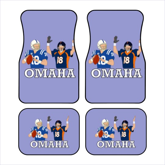 Discover Peyton Manning Omaha Car Mats