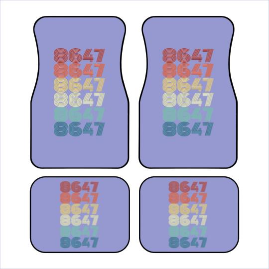 Discover 8647 Anti Trump 86 47 Retro Vintage 80s Style Car Mats