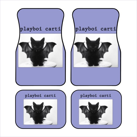 Discover Playboi Carti Cat Car Mats, Playboi Carti Meme Car Mats