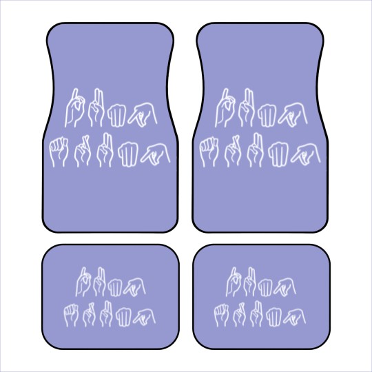 Discover DUMP TRUMP (IN SIGN LANGUAGE) Car Mats