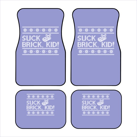 Discover Suck brick, kid! Car Mats