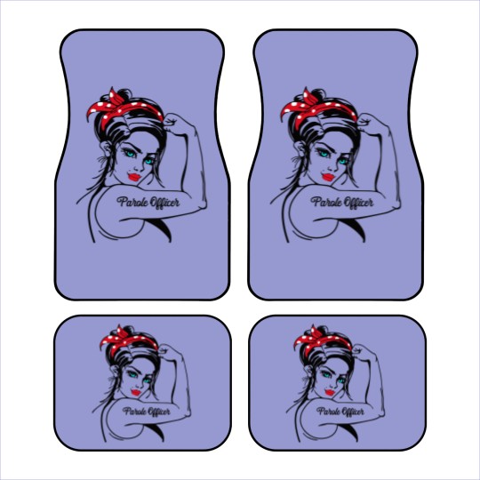 Discover 51.Parole Officer Parole Officer Rosie The Riveter Car Mats