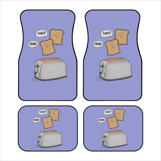 Discover Toast Yeah Car Mats
