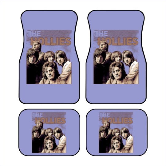 Discover The Hollies  Band Brown Vintage Car Mats