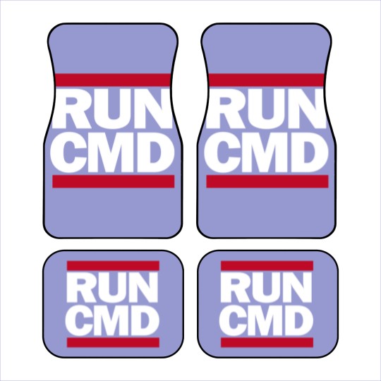 Discover RUN CMD Car Mats