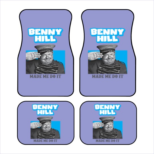 Discover Benny Hill Made Me Do It Car Mats