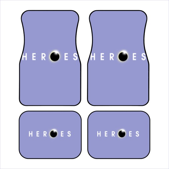 Discover cool graphic design Heroes NBC Car Mats