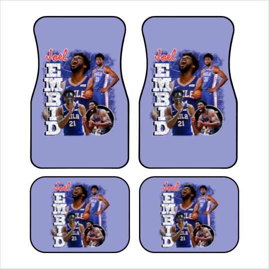 Discover Joel Embiid Vintage Car Mats, Joel Embiid Car Mats