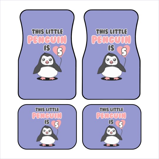 Discover this little penguin is 5 Car Mats