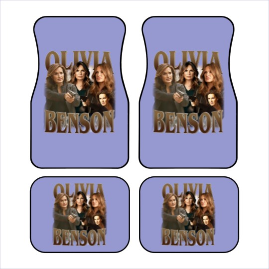 Discover Olivia Benson Law and Order Car Mats, Retro Olivia Benson Car Mats