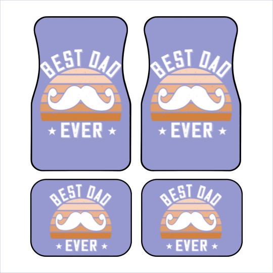 Discover best dad ever Car Mats