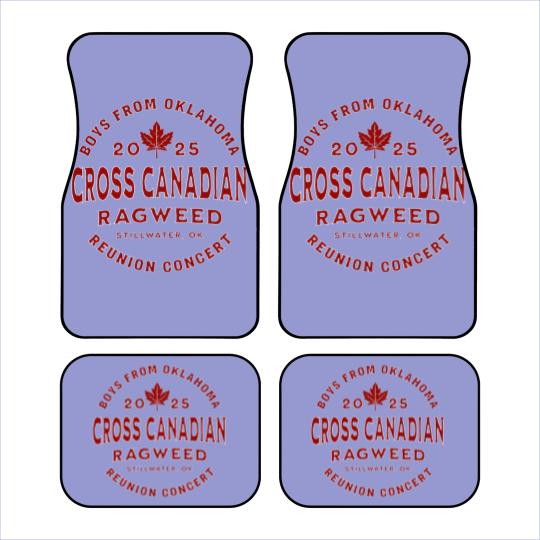 Discover Cross Canadian Ragweed Car Mats, Ragweed Reunion Concert 2025