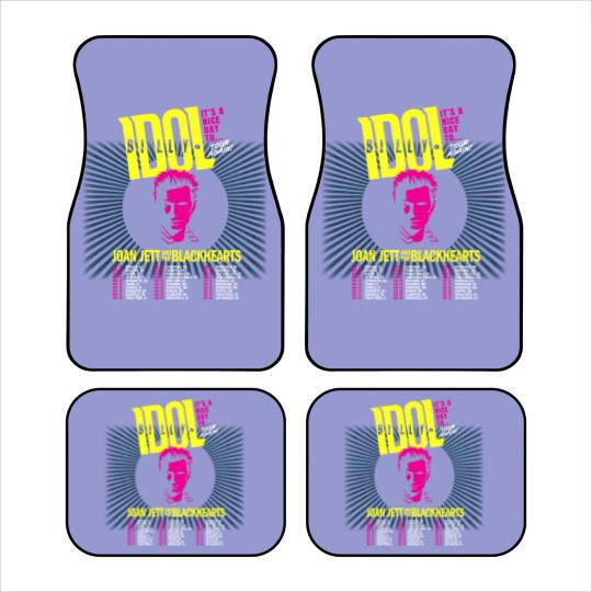 Discover Billy Idol It s a Nice Day to Tour Again Tour 2025 All Size Car Mats