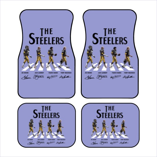 Discover The Stee lers Walking Abbey Road Signatures Car Mats