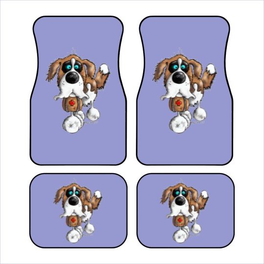 Discover "Bernhard" - St. Bernard - dog Car Mats