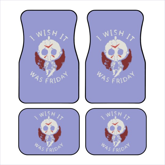 Discover I Wish it was Friday Car Mats