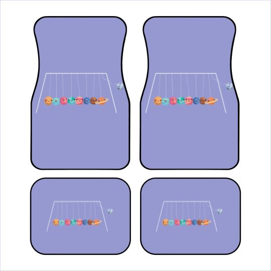 Discover Planets, solar system, Newton's cradle (1) Car Mats