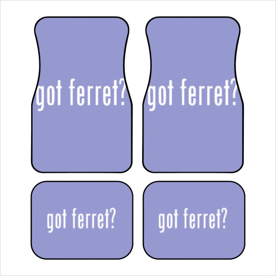 Discover Got Ferret ? Car Mats Car Mats Car Mats Gildan Free Sticker Cotton