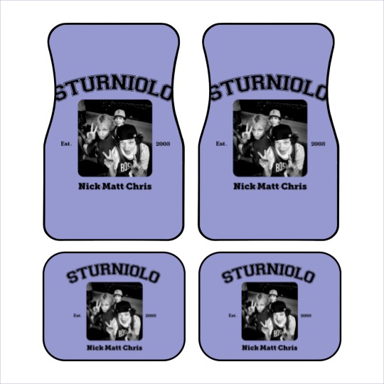 Discover Sturniolo Triplets Car Mats, Versus Tour Car Mats