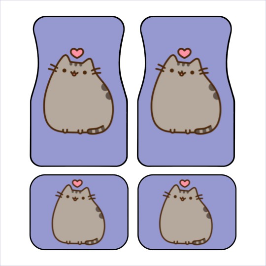 Discover Pusheen Kitten Cuteness Car Mats