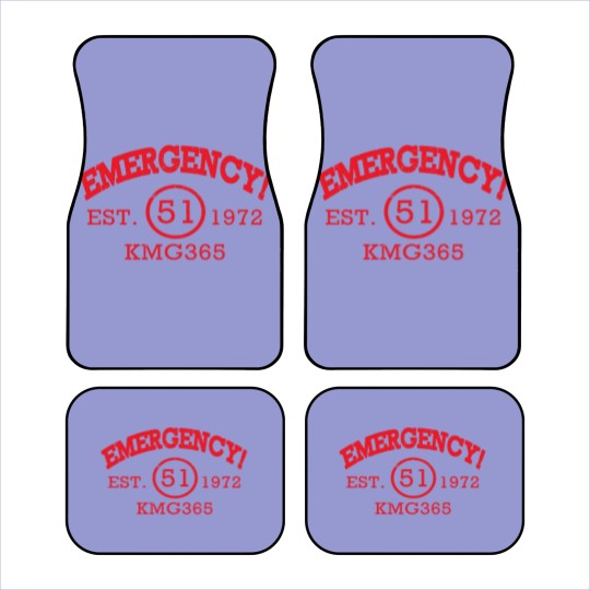 Discover Emergency Est 1972 KMG365 Car Mats