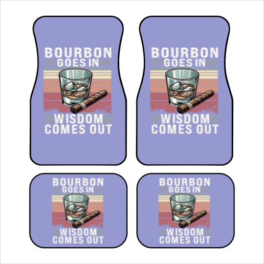 Discover Bourbon For Men Bourbon Goes In Wisdom Comes Out, Bourbon Car Mats, Bourbon Lover, Bourbon Whiskey, Bourbon Bottle, Bourbon Gift, Bourbon Drinker Car Mats