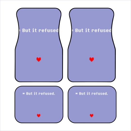 Discover Undertale - But it refused - Undertale - Car Mats