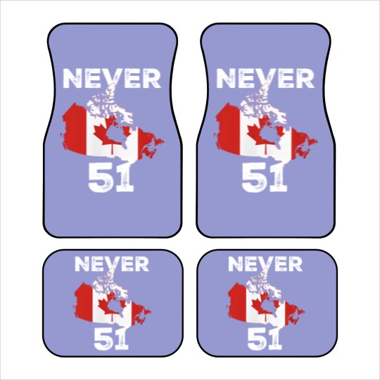 Discover NEVER 51 Car Mats, Canadians Car Mats Gift