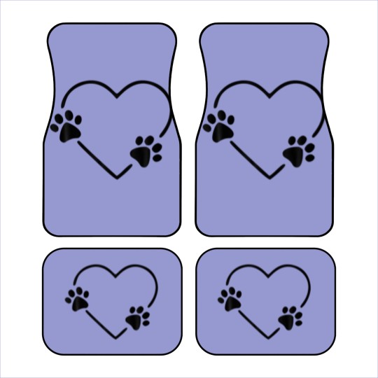 Discover Dog Heart Dog Paw Dog Mom Dog Mama Car Mats