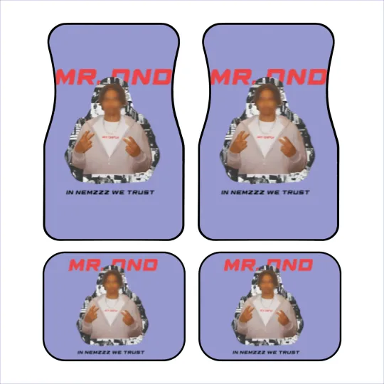 Discover Nemzzz - In Nemzzz We Trust Car Mats for men, women and kids for all parties and informal occasions