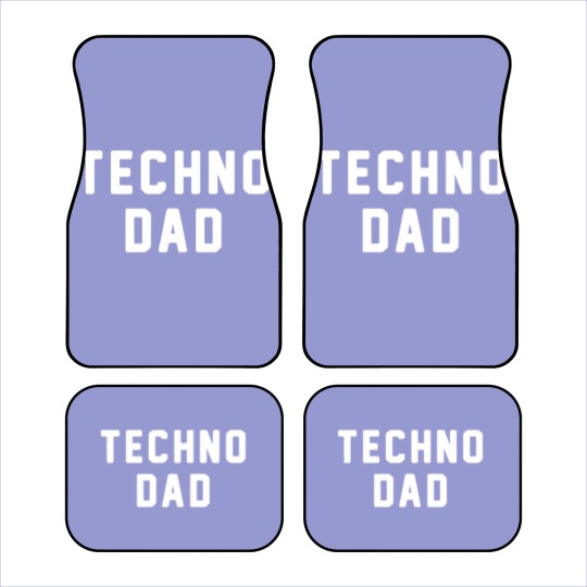 Discover Techno dad Car Mats