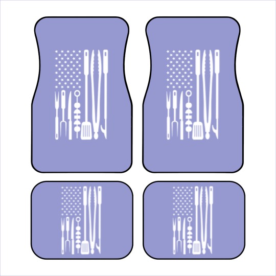 Discover Funny American Flag Grilling Tools BBQ Grill Barbe Car Mats