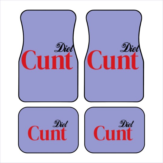 Discover Diet C*nt Car Mats, Cunt Car Mats, Adult Humour Tees, Funny Saying Car Mats