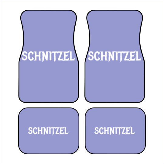 Discover Schnitzel Schnitzel Schnitzel Car Mats