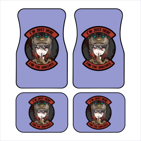 Discover Tactical Waifu Operator Anime Art 2 Car Mats