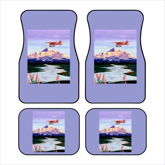 Discover Denali Mountain Painting, K2 Aviation, Living Room Painting, Alaska Mountain, Gift for Pilot, Scott Car Mats