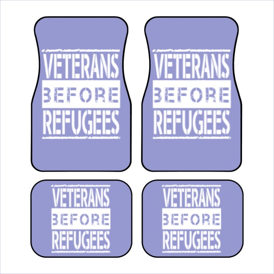 Discover Veterans Before Refugees Car Mats
