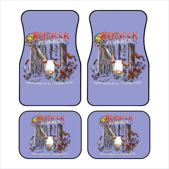 Discover Redneck Plumber Car Mats