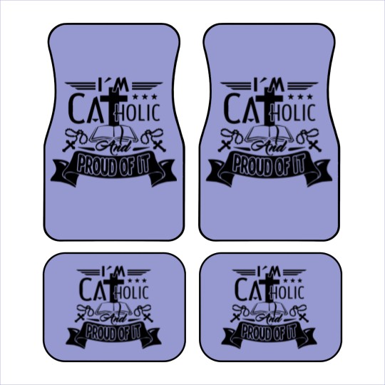 Discover Catholic Mug - I Am Catholic Coffee Mug Car Mats
