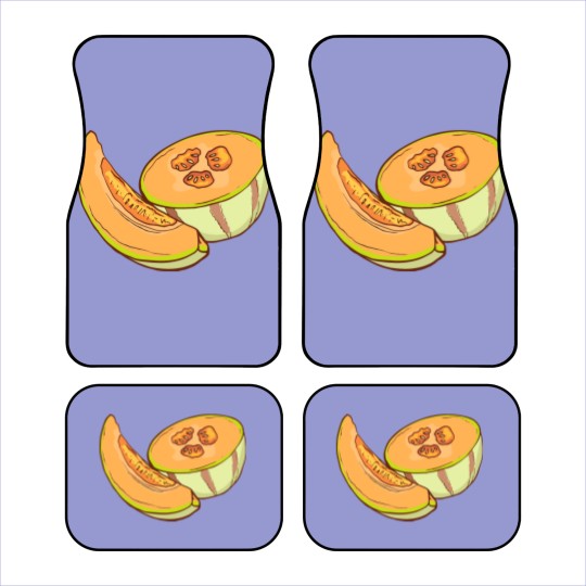 Discover Cantaloupe Melon Car Mats