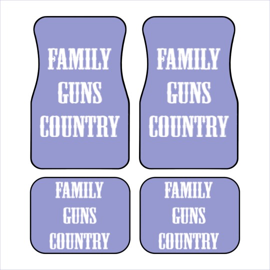 Discover Family, guns, country funny saying sarcast Car Mats