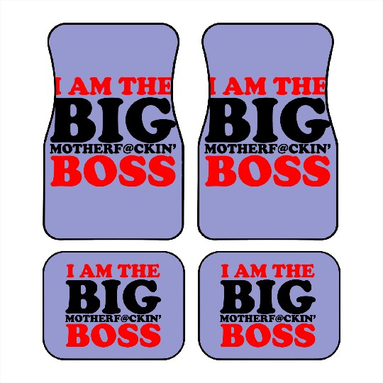 Discover im the boss Car Mats