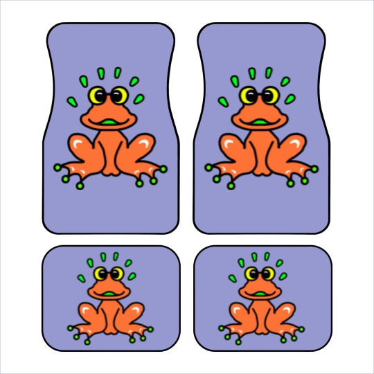 Discover Orange Frog Car Mats
