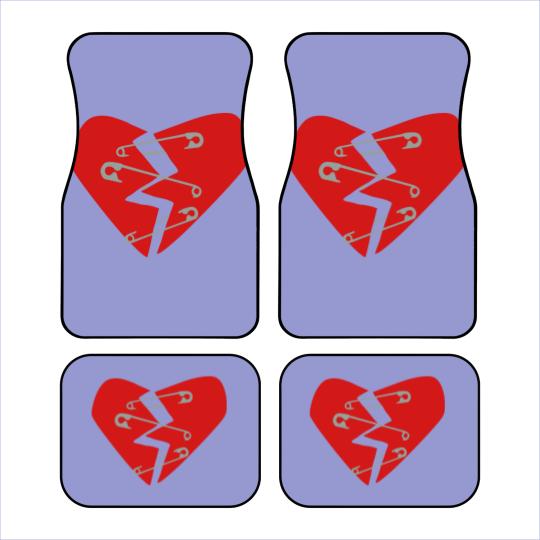 Discover Broken Heart Car Mats