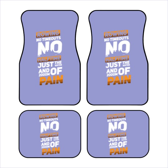 Discover Rowing Crew Boat Gift I Rower Row Team Car Mats