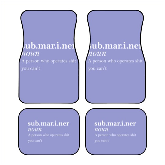 Discover Submariner Definition Pigboat Submersible Nuclear Car Mats